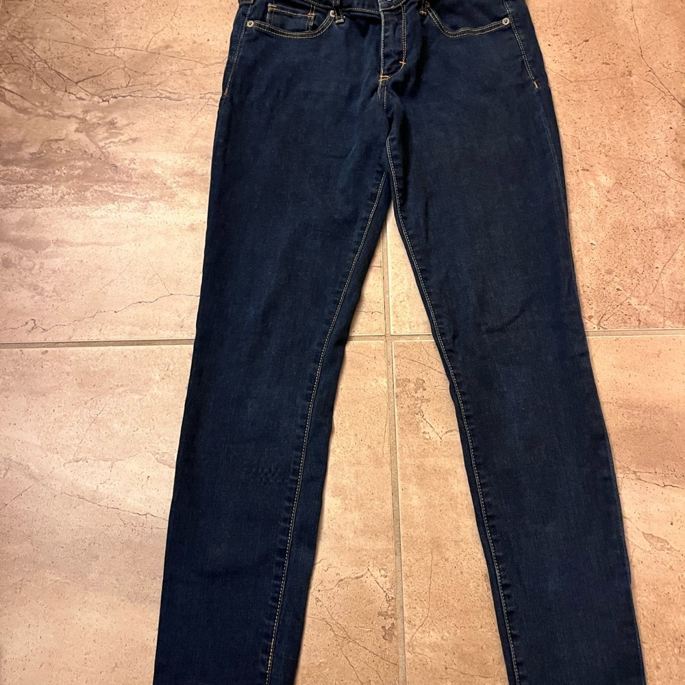 Abercrombie & Fitch Women's Skinny Jeans - Dark Blue